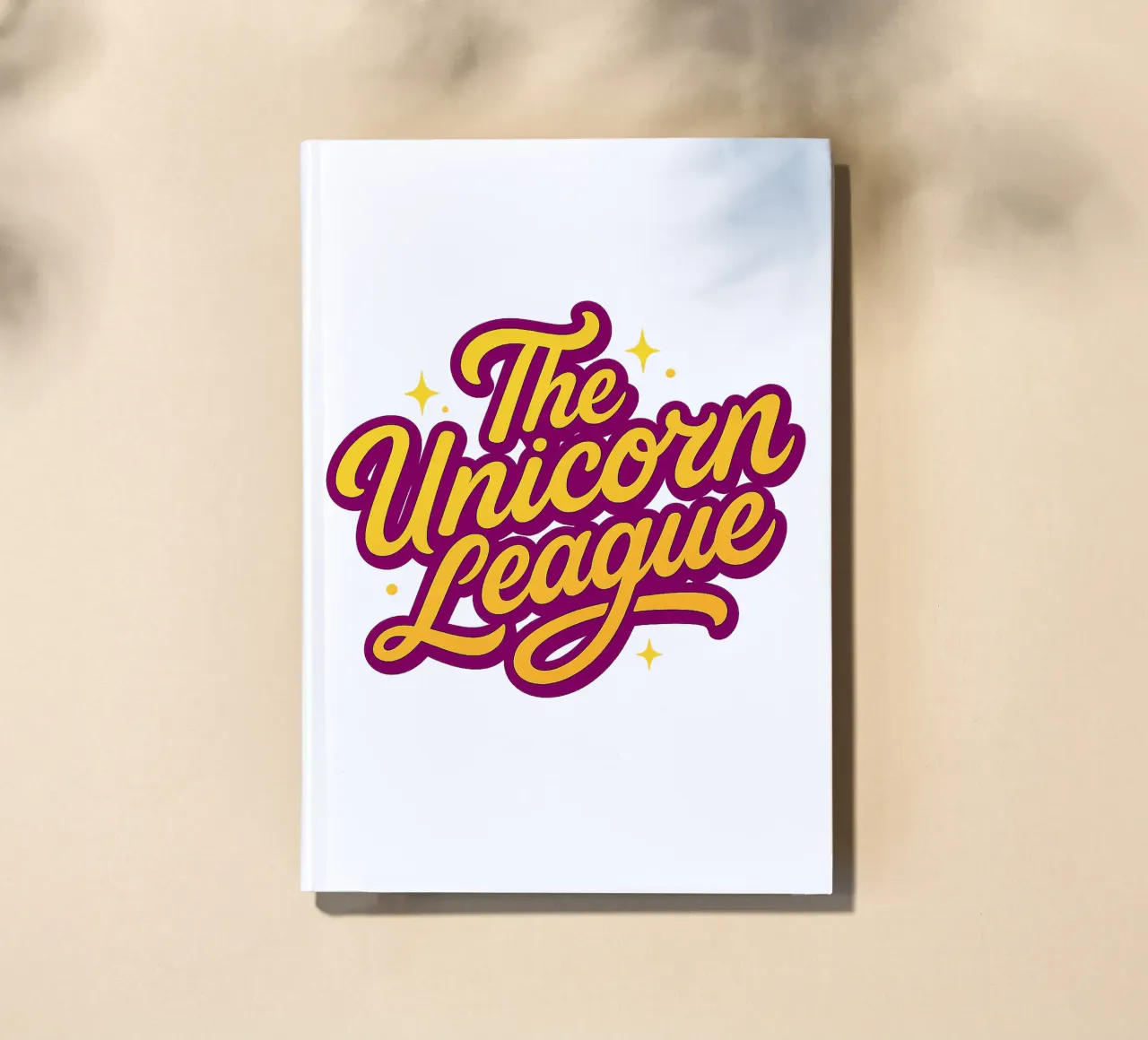 THE UNICORN LEAGUE - Font notebook by Vintage Van Gogh