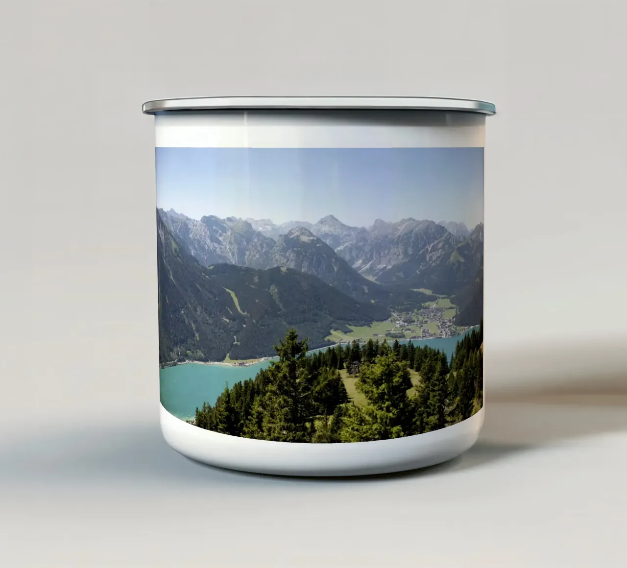 Aachensee, Tirolo tazza in smalto da Simon Koy
