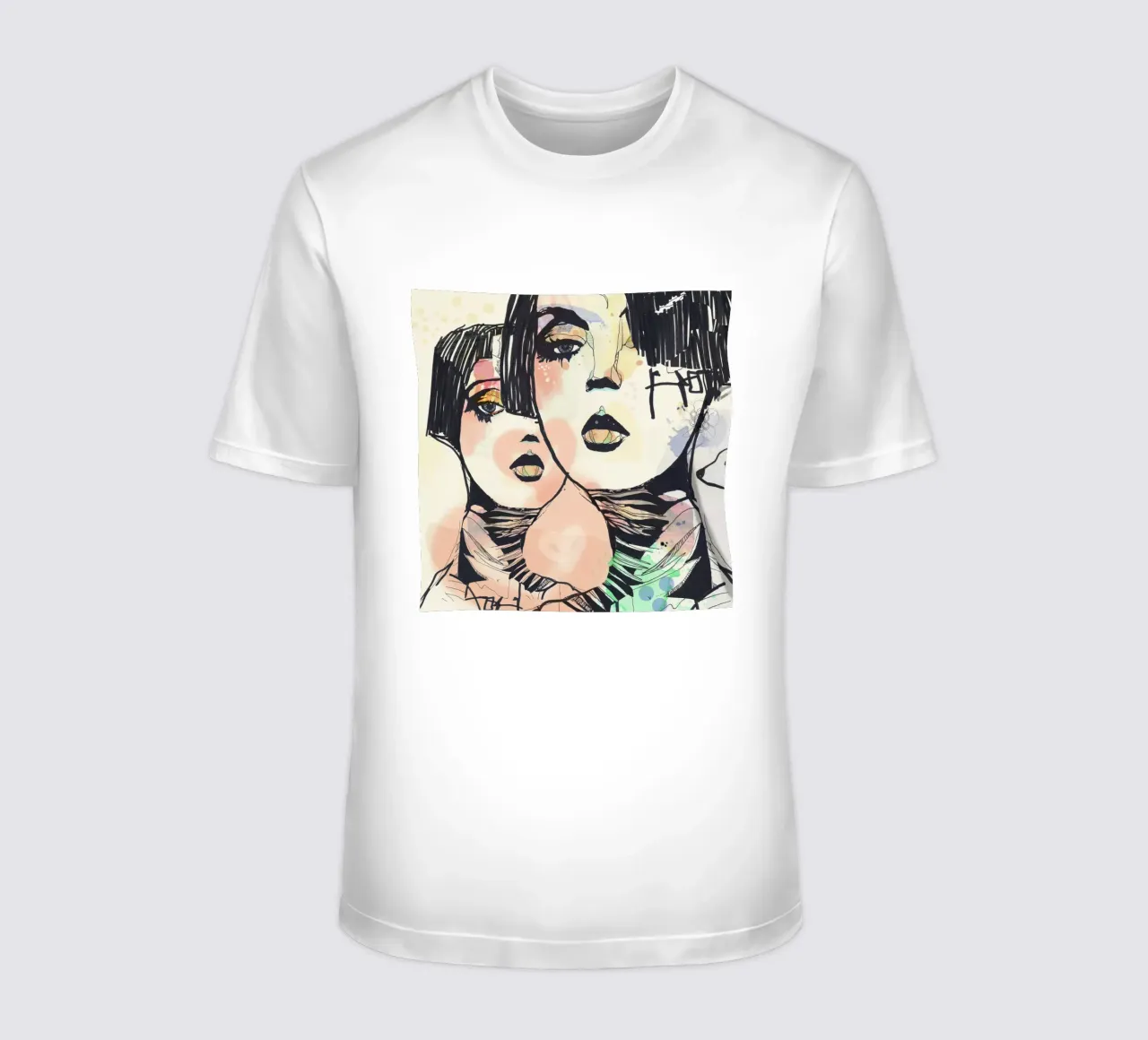 mind against t-shirt by k i m