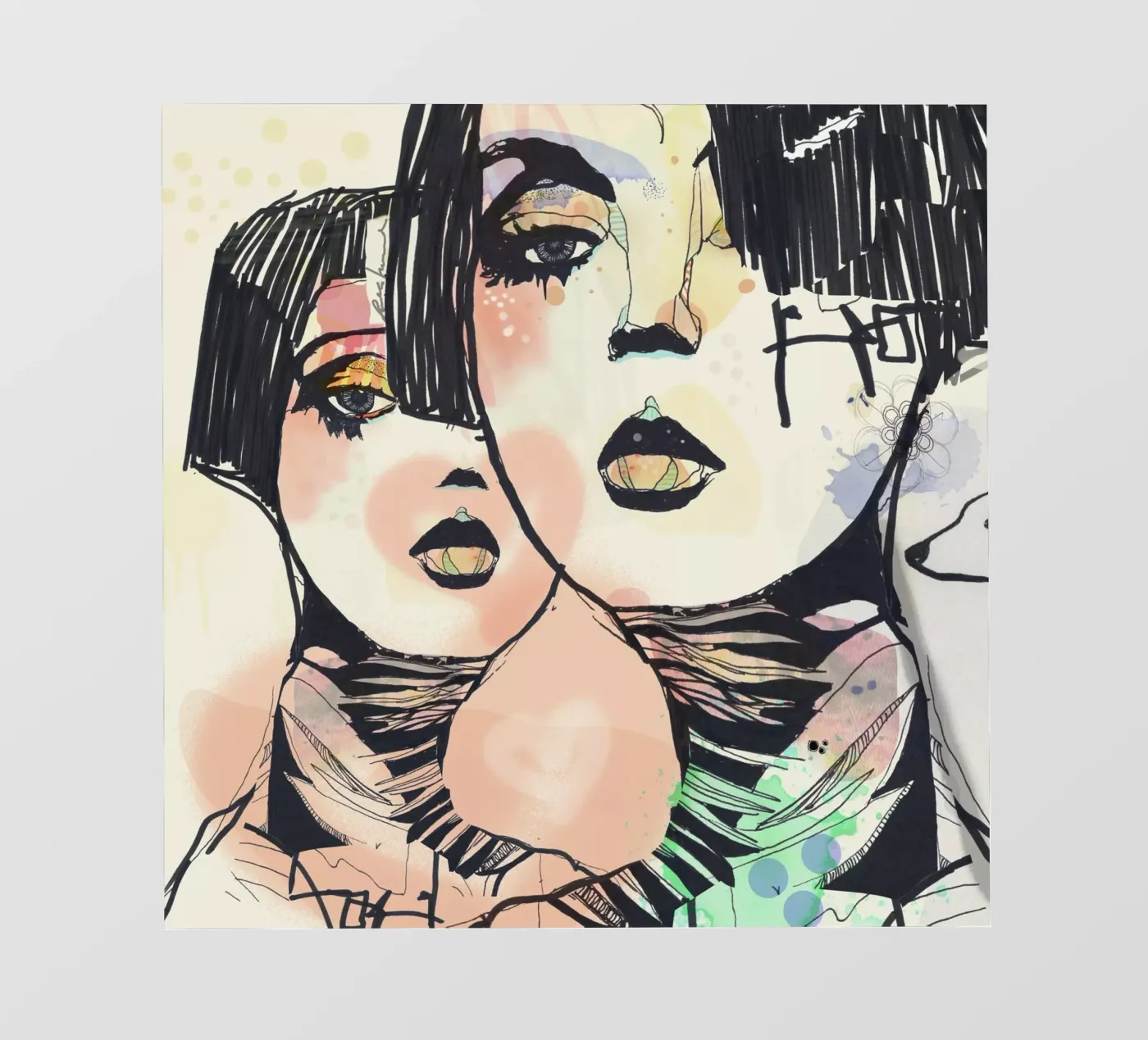 mente contro pellicola backlit da k i m