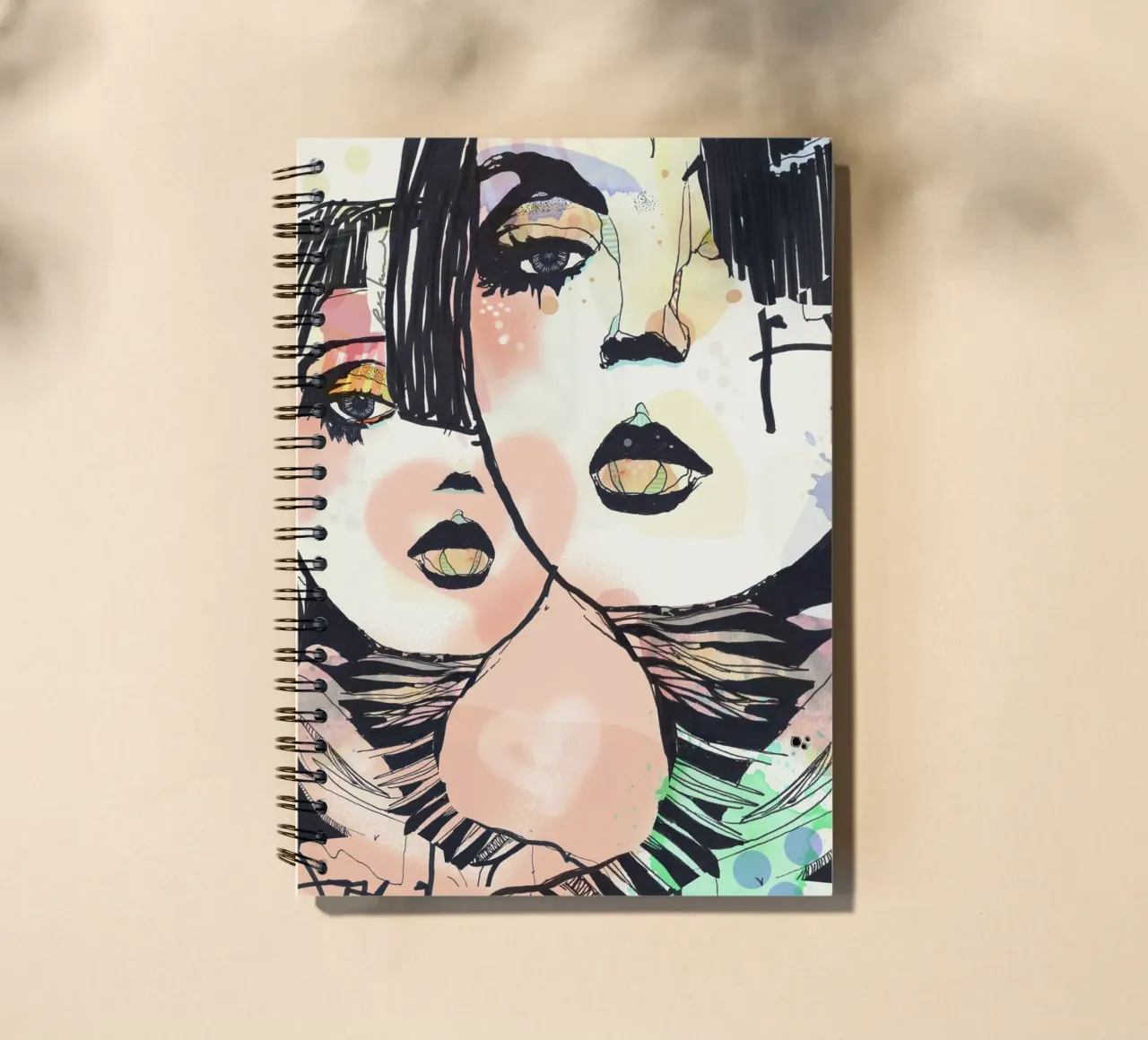 mind against spiral notebook by k i m
