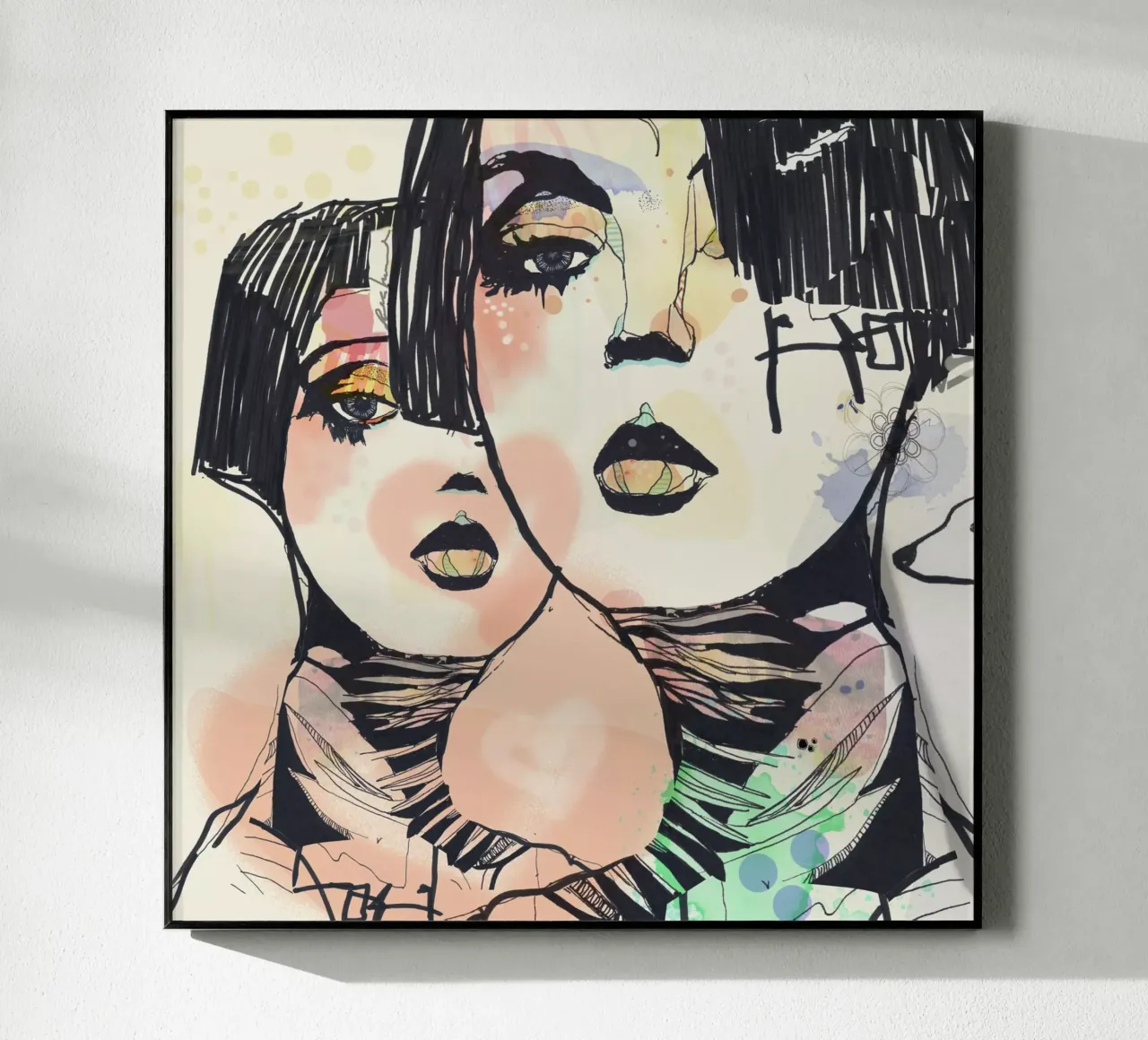 mente contro plexiglass da k i m