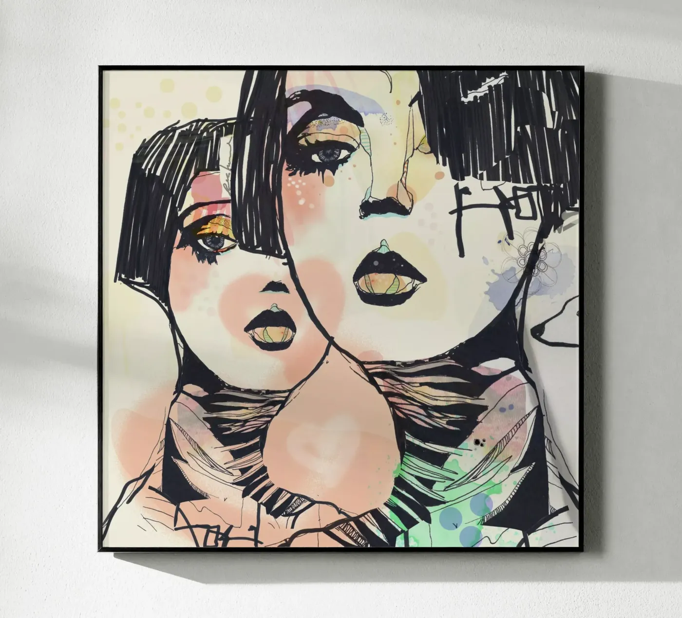 mind against plexiglas de k i m