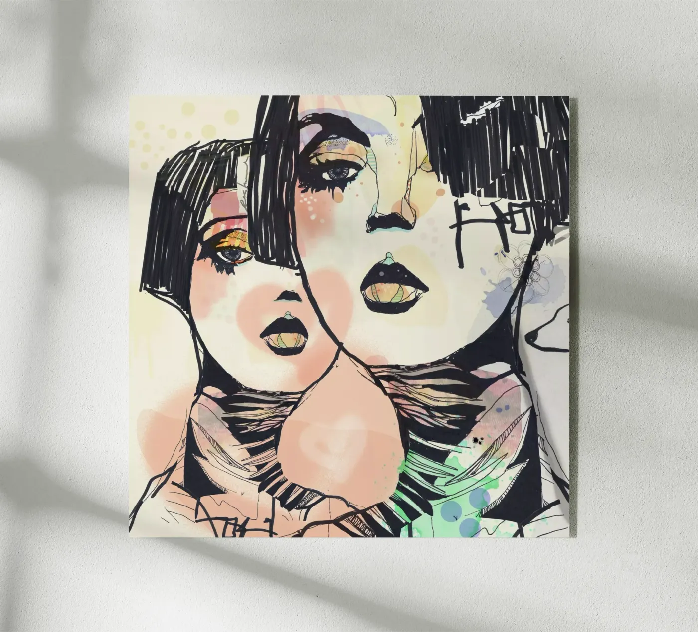 mind against plexiglas de k i m