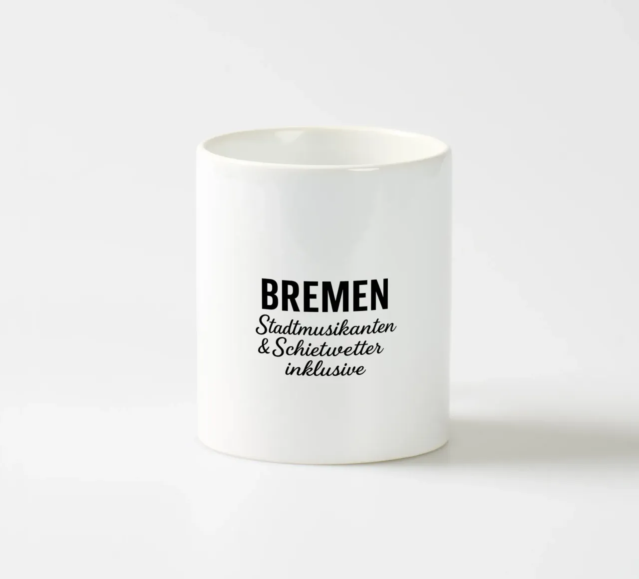 Brema - Musicisti della città e tempo atmosferico incluso tazza in ceramica da Fies&Fein