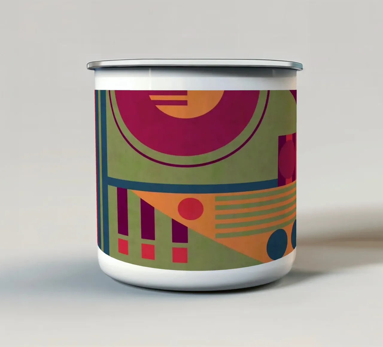 Fluctuation tazza in smalto da shellybremmer