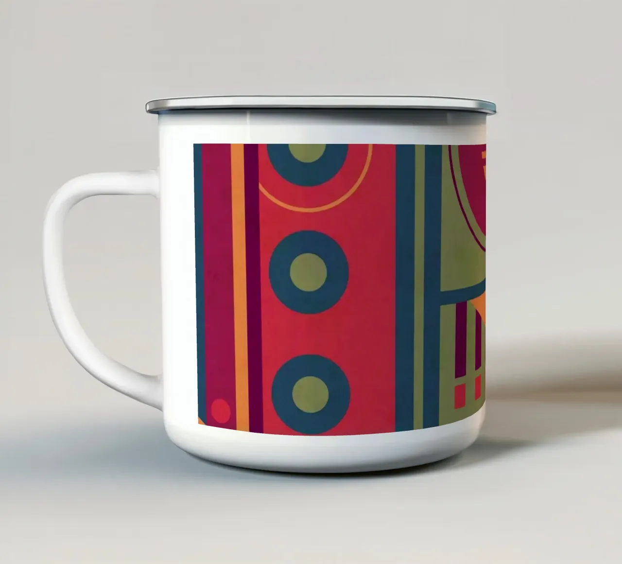 Fluctuation tazza in smalto da shellybremmer
