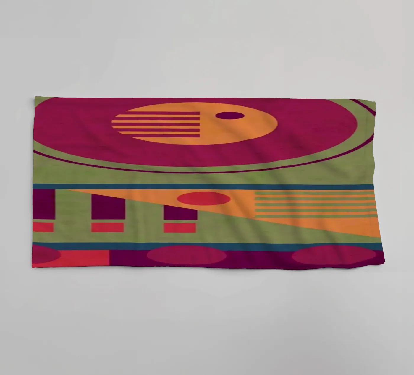 Fluctuation towel by shellybremmer