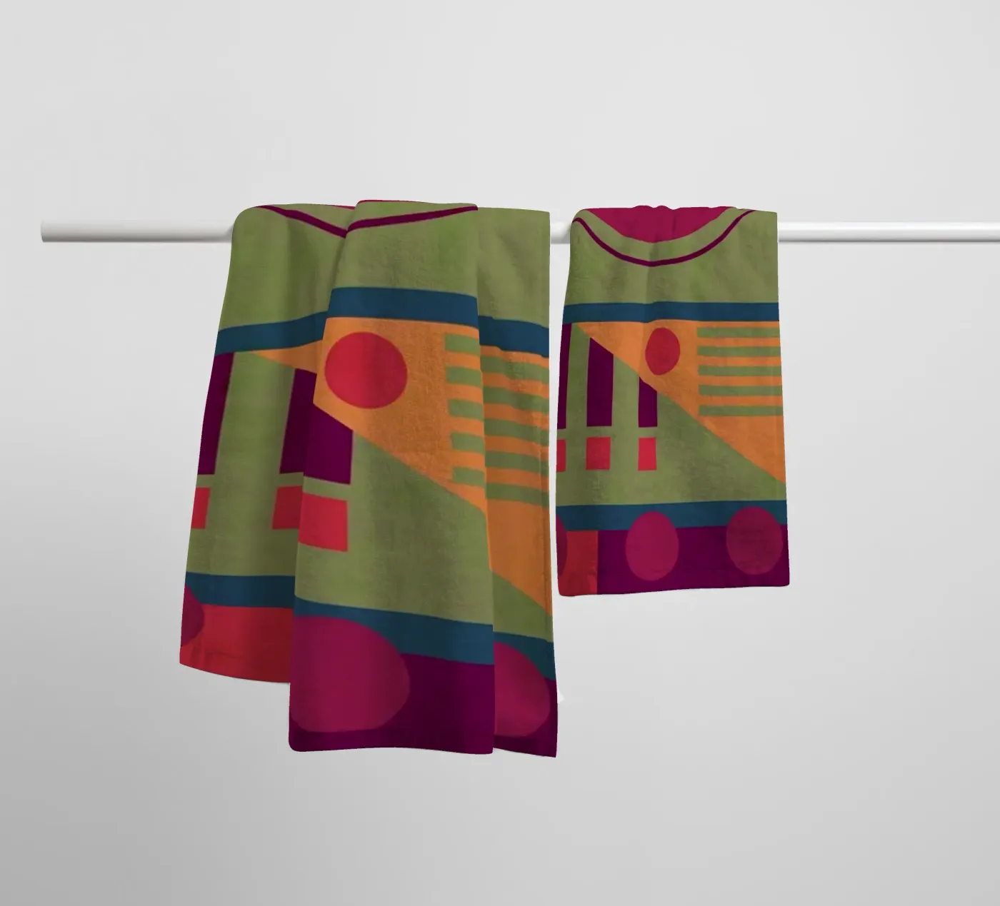 Fluctuation towel by shellybremmer