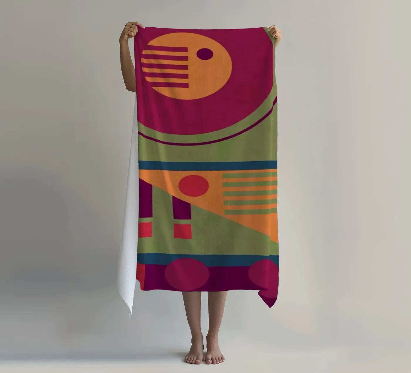 Fluctuation strandhanddoek van shellybremmer