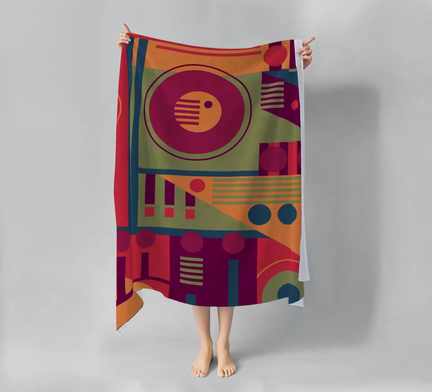 Fluctuation strandhanddoek van shellybremmer