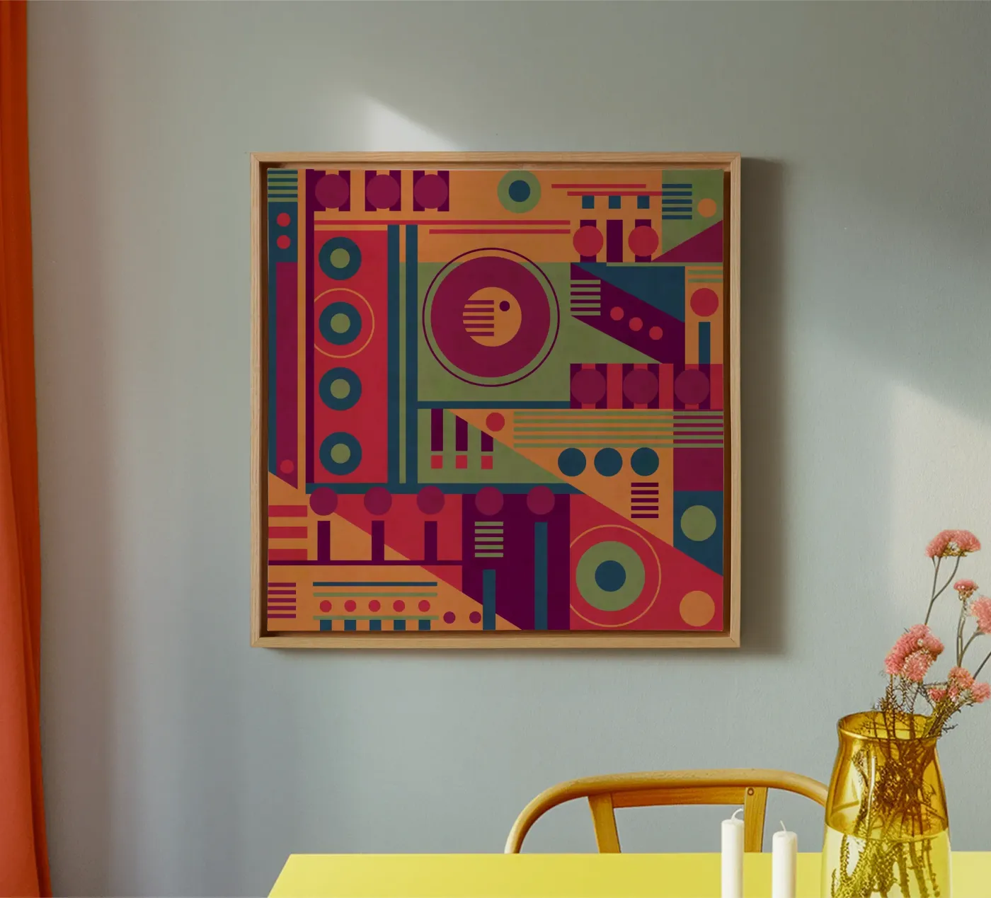 Fluctuation canvas by shellybremmer