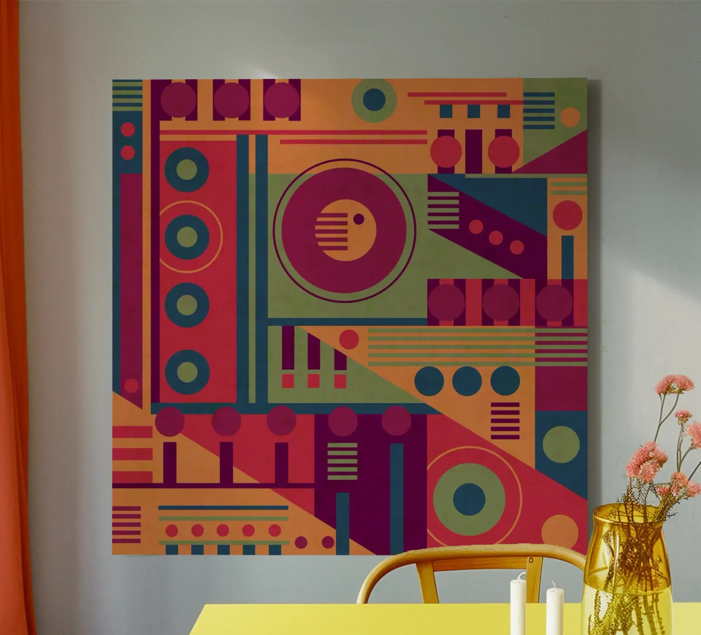 Fluctuation canvas by shellybremmer