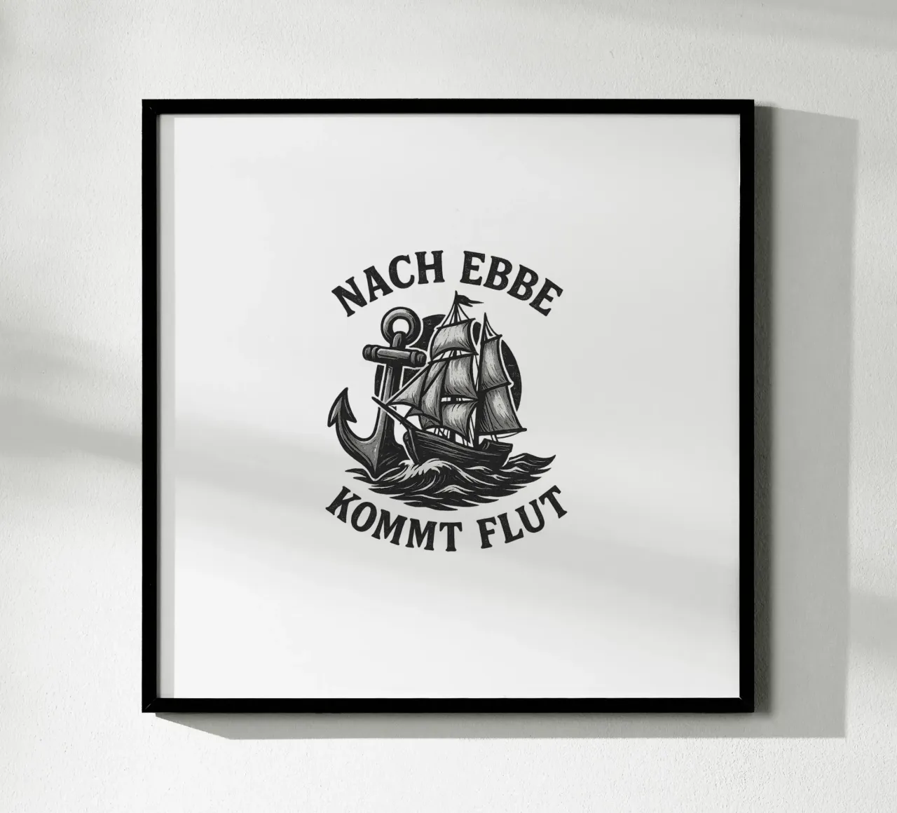 Nach Ebbe kommt Flut – Rustikales Seemanns-Design Hahnemühle von Fies&Fein
