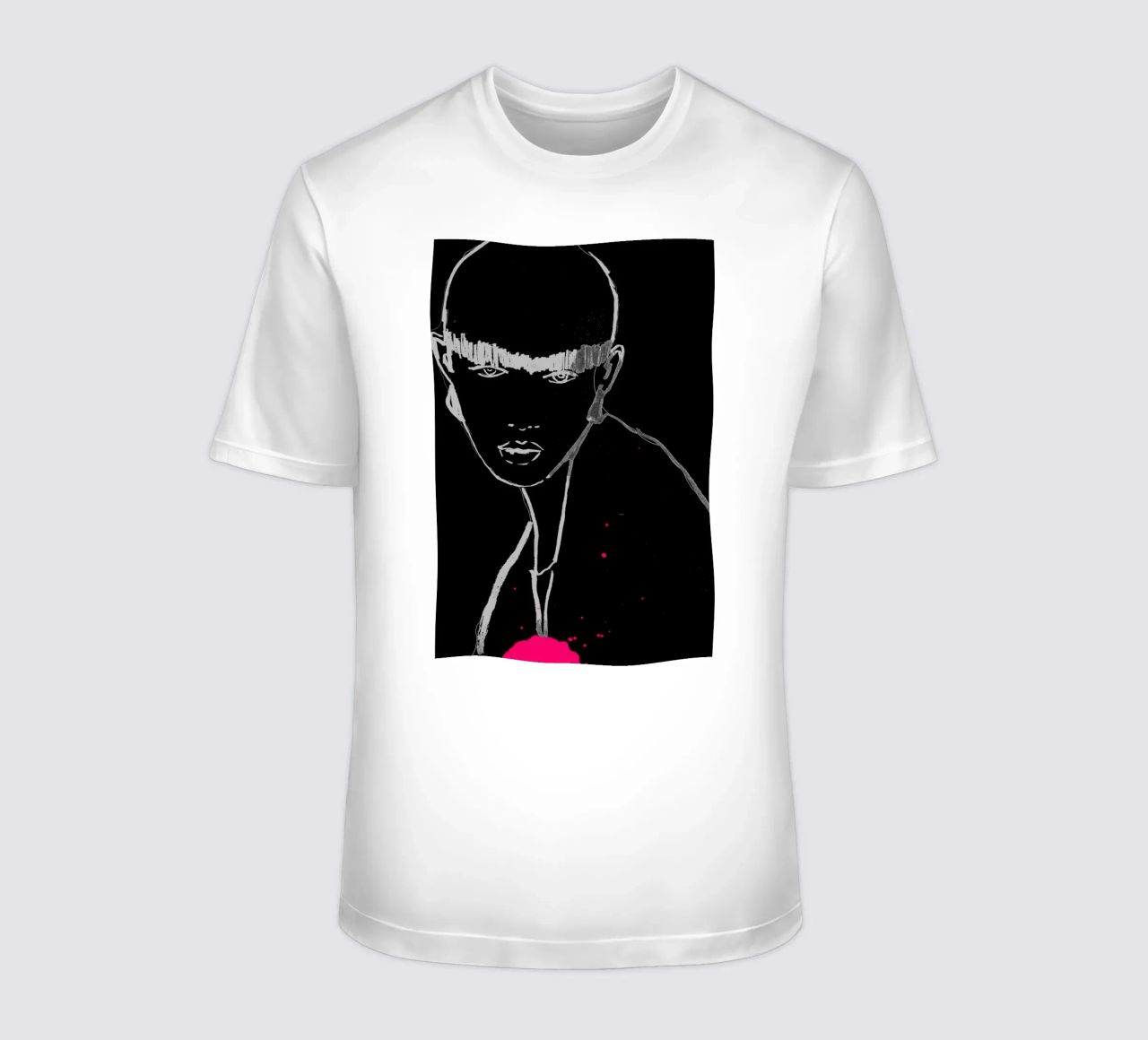 bianco e nero t-shirt da k i m
