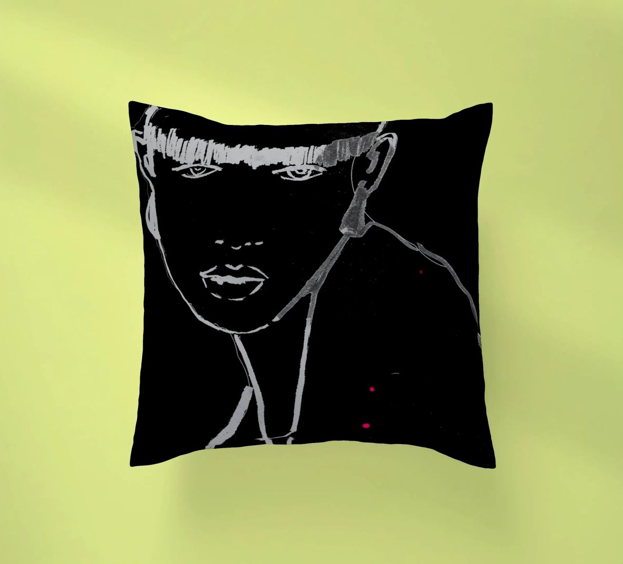 bianco e nero cuscino da k i m