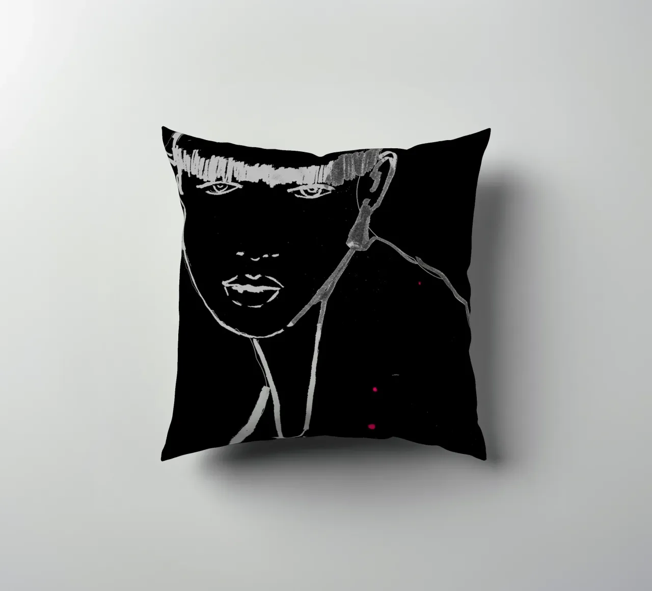 bianco e nero cuscino da k i m