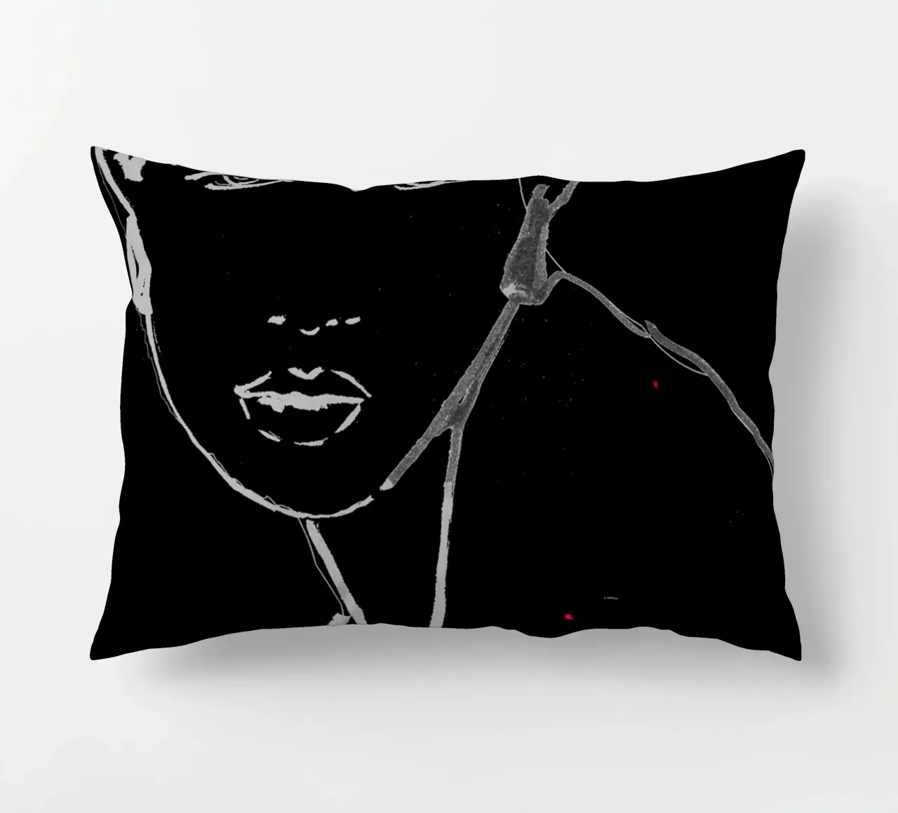 bianco e nero cuscino da k i m