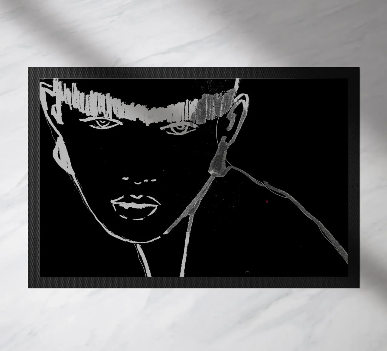 bianco e nero zerbino da k i m