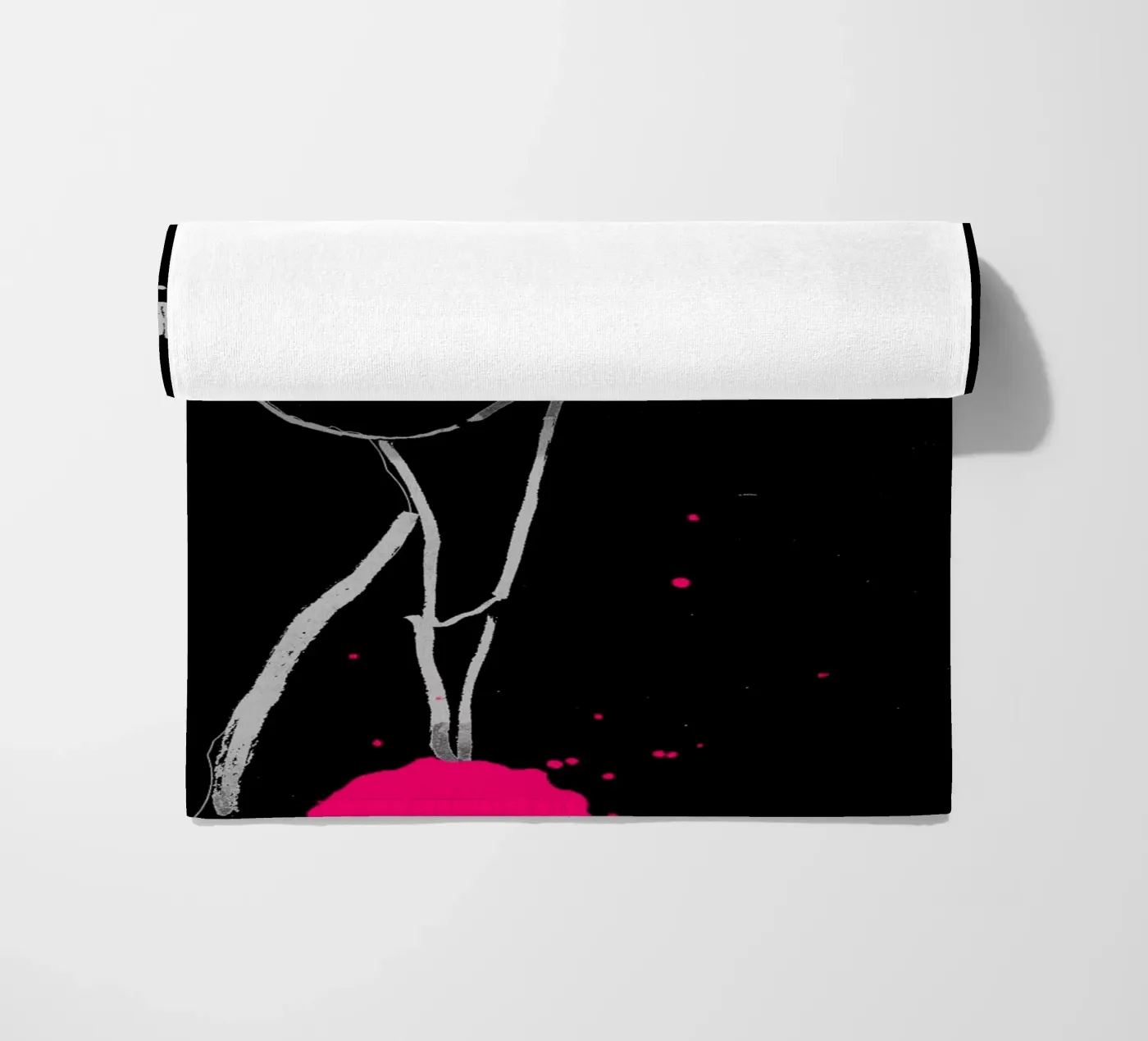 white and black telo mare da k i m