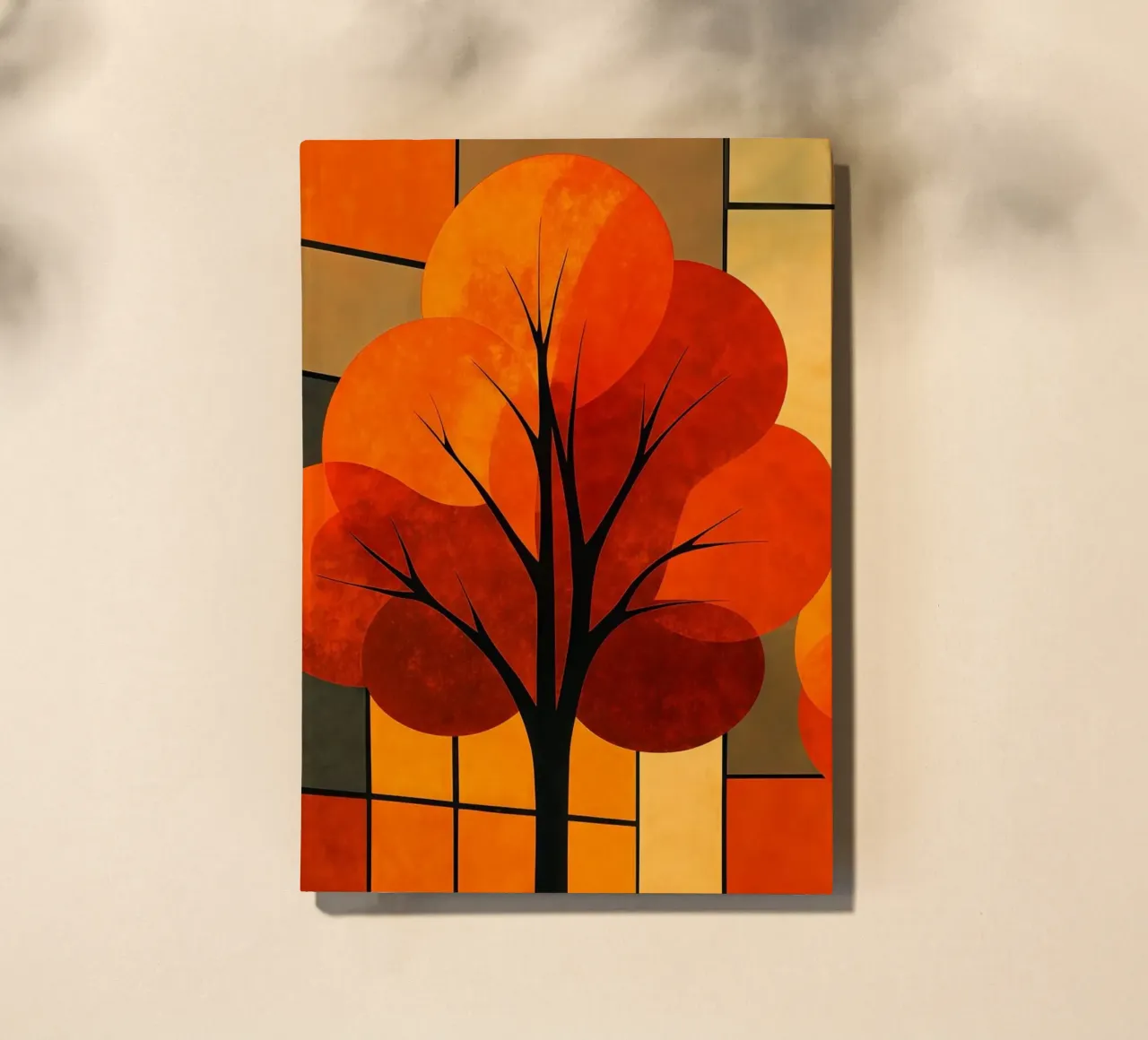 Bauhaus Architecture In Autumn notebook by ARTOMATIC