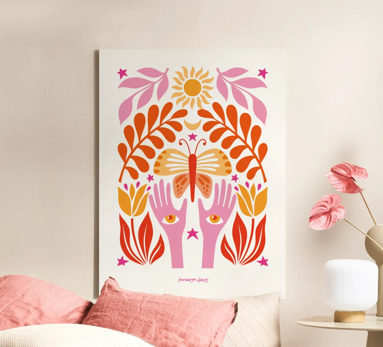 Good Mood canvas by HamburgerLiebe