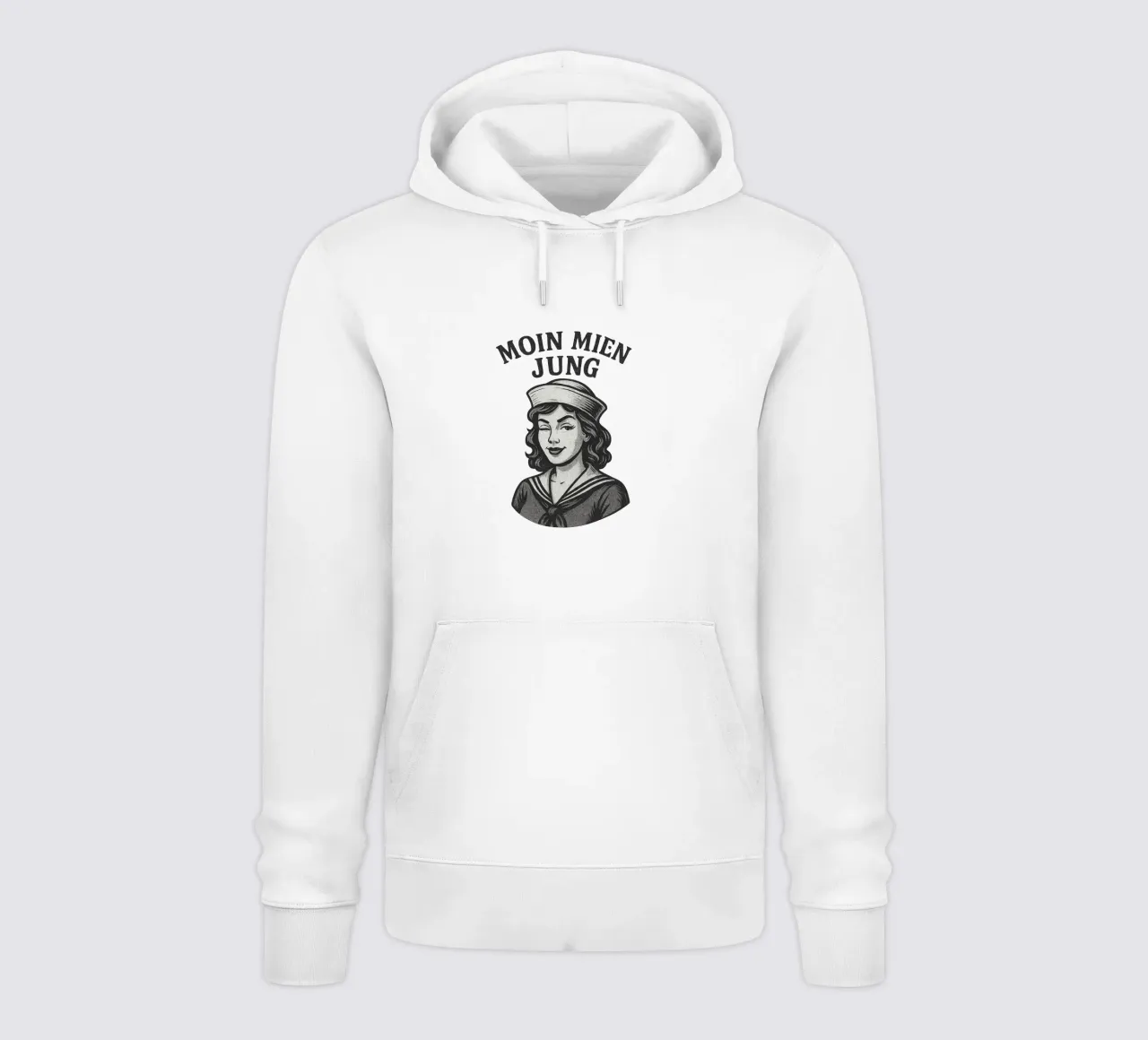 Moin mien Jung - Marinaio sfrontato in un look marittimo retrò felpa con cappuccio da Fies&Fein