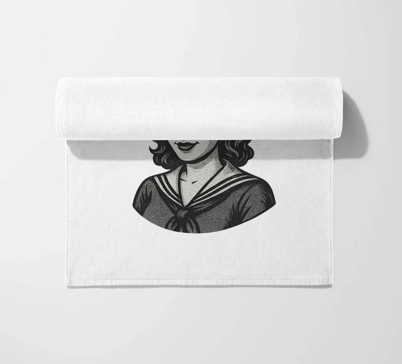 Moin mien Jung - Marinaio sfrontato in un look marittimo retrò telo mare da Fies&Fein