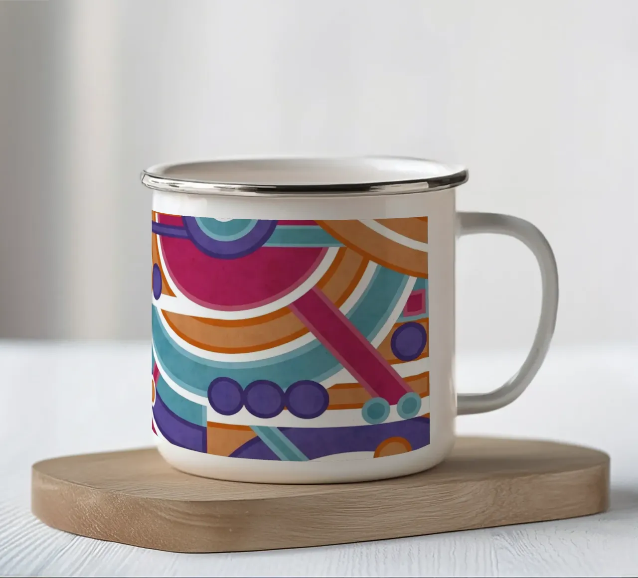 April tazza in smalto da shellybremmer