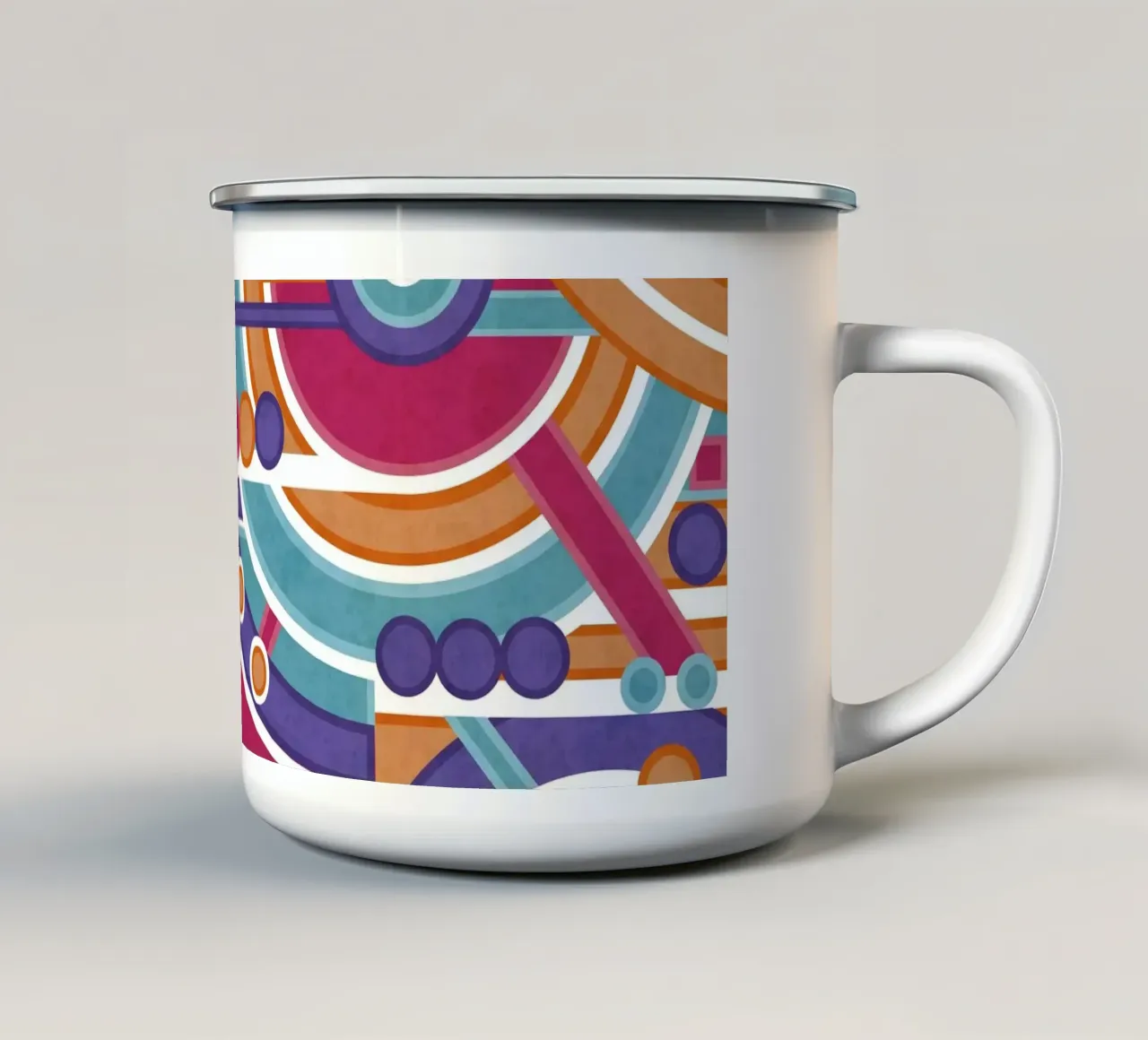 April tazza in smalto da shellybremmer