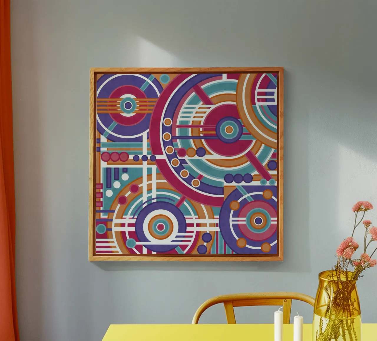 April acrylic glass by shellybremmer