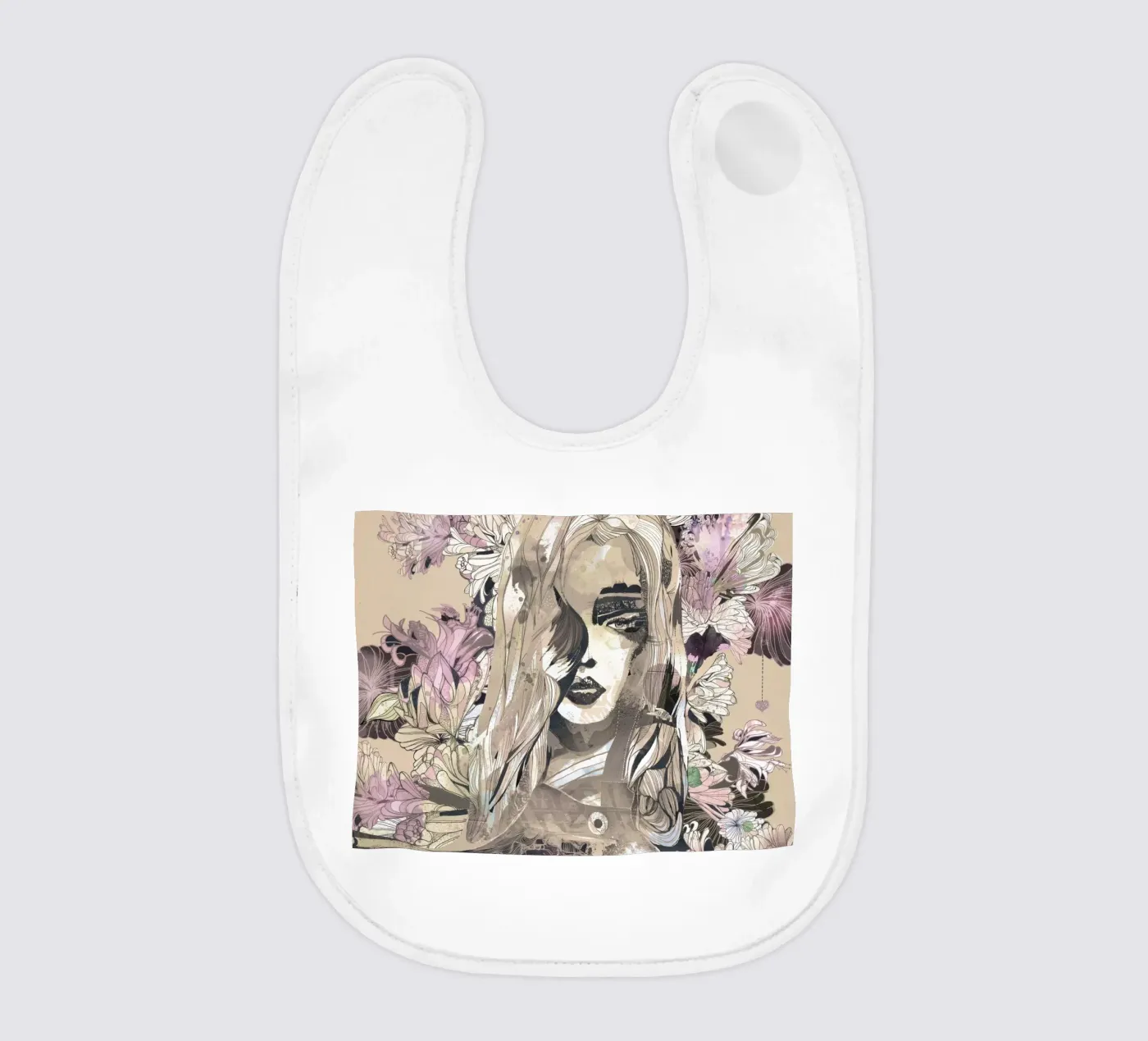 botanic baby bib by k i m
