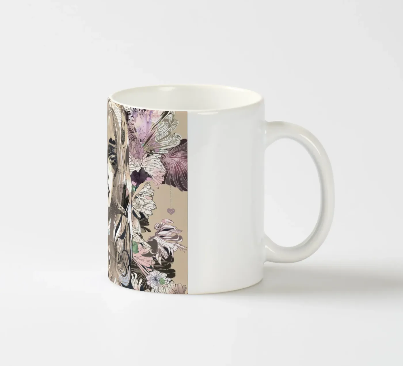 botanic ceramic mug by k i m