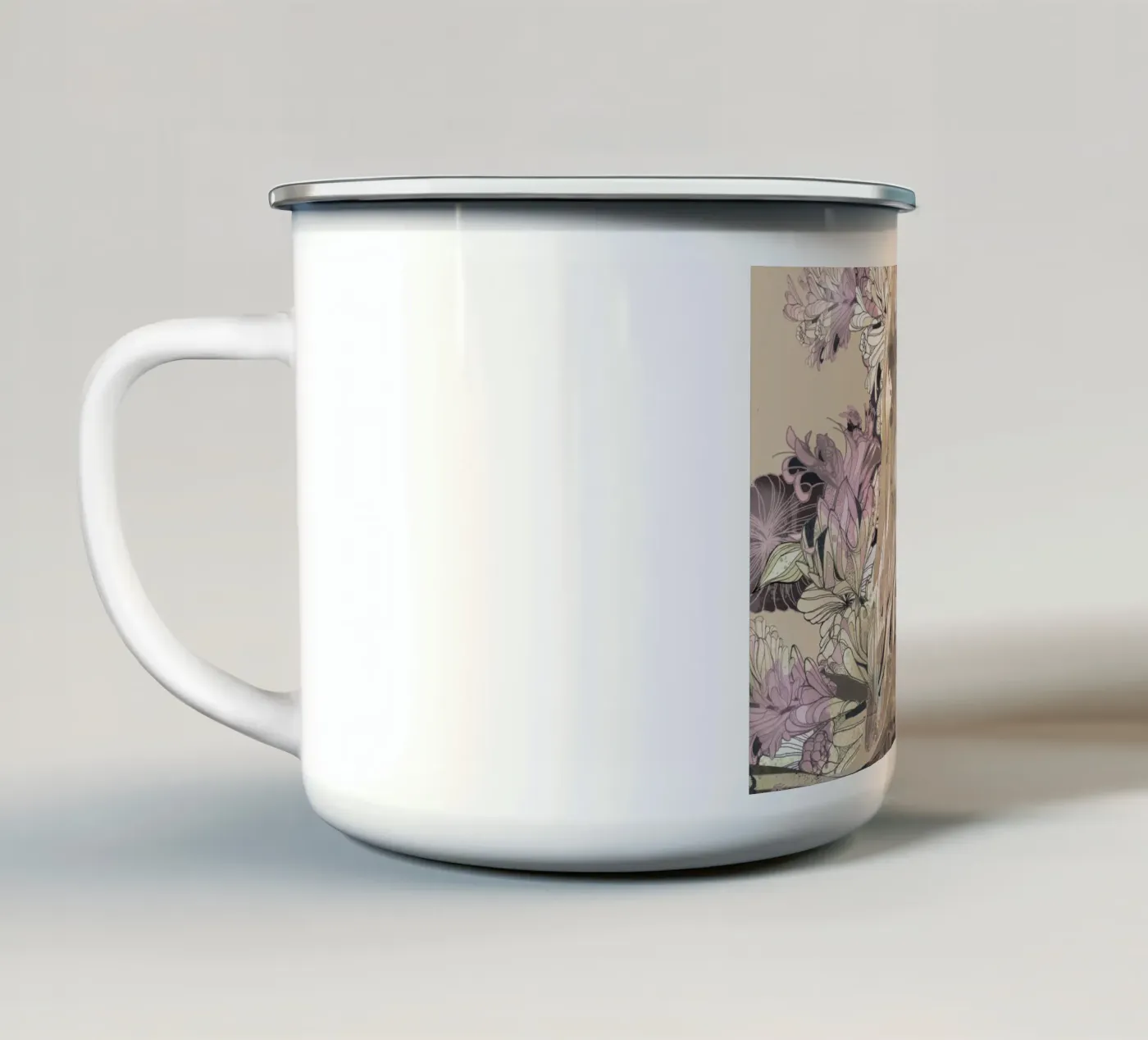 botanic enamel mug by k i m