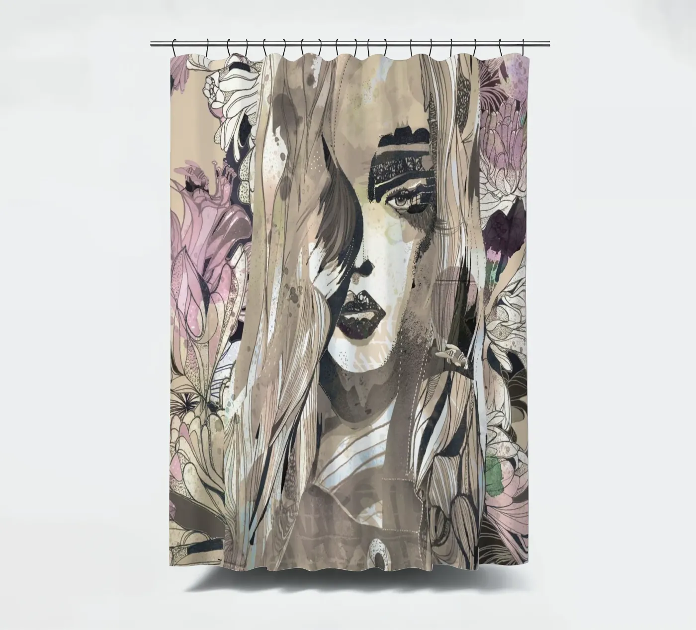 botanisch Duschvorhang von k i m