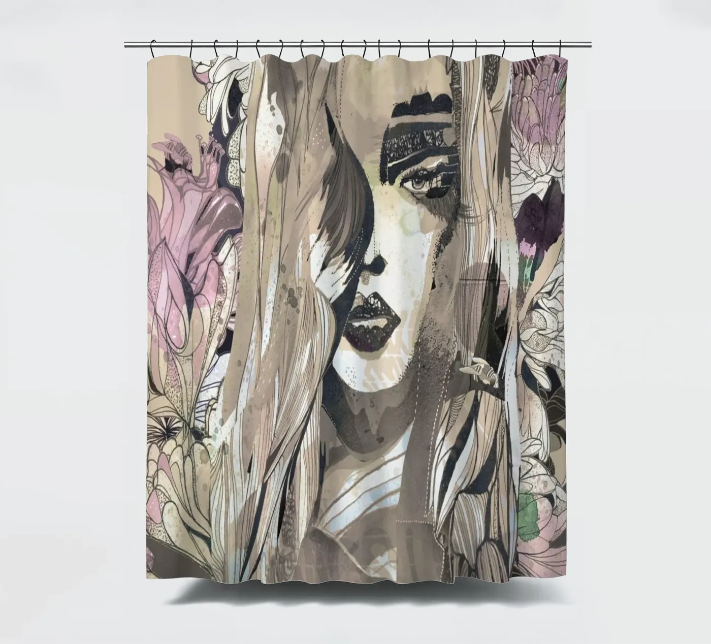 botanisch Duschvorhang von k i m