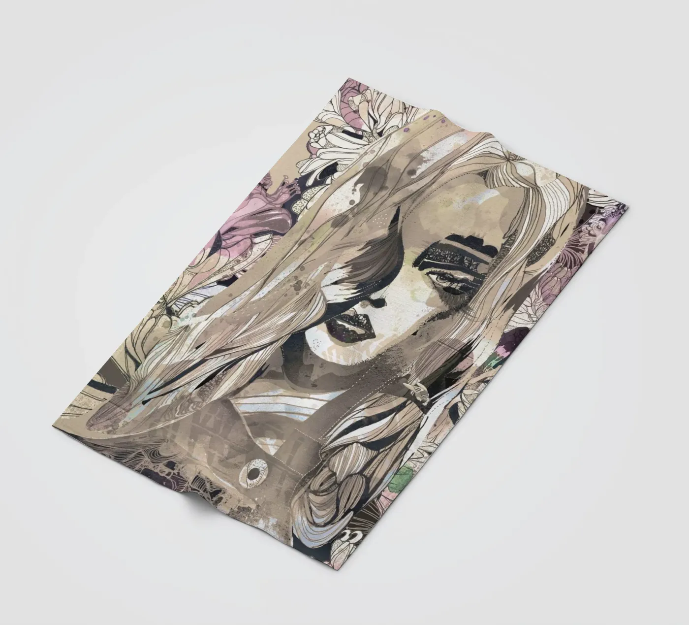 botanisch Fleecedecke von k i m