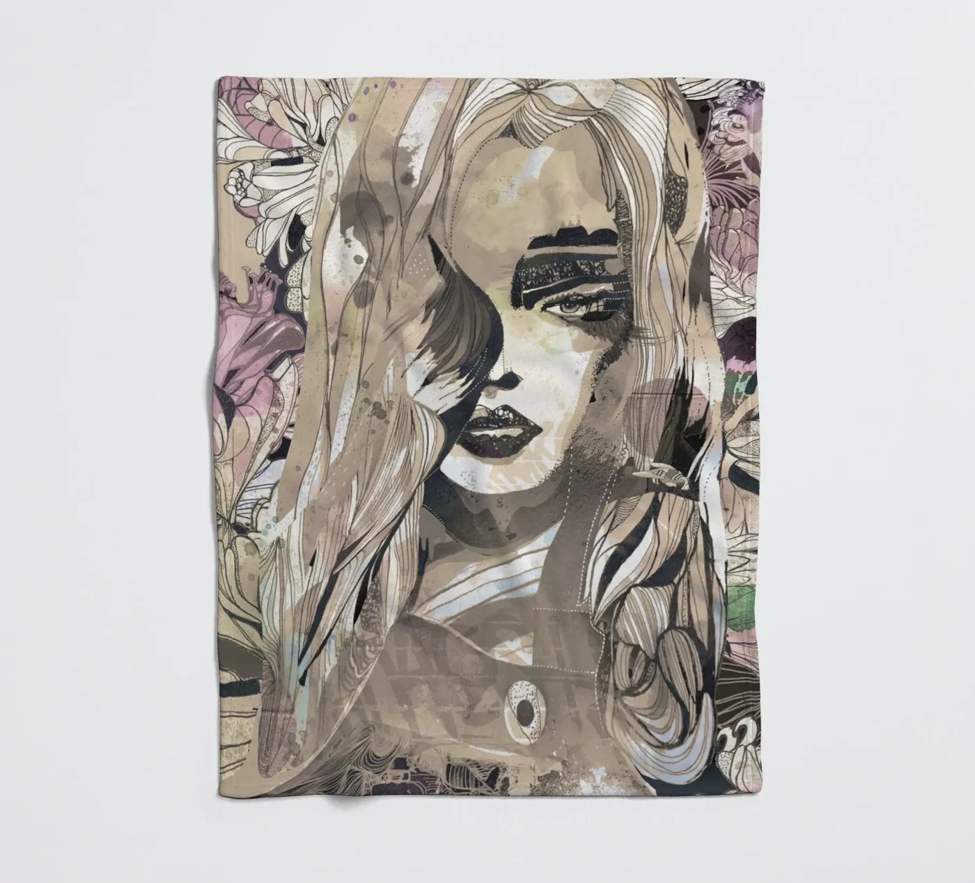 botanisch Fleecedecke von k i m