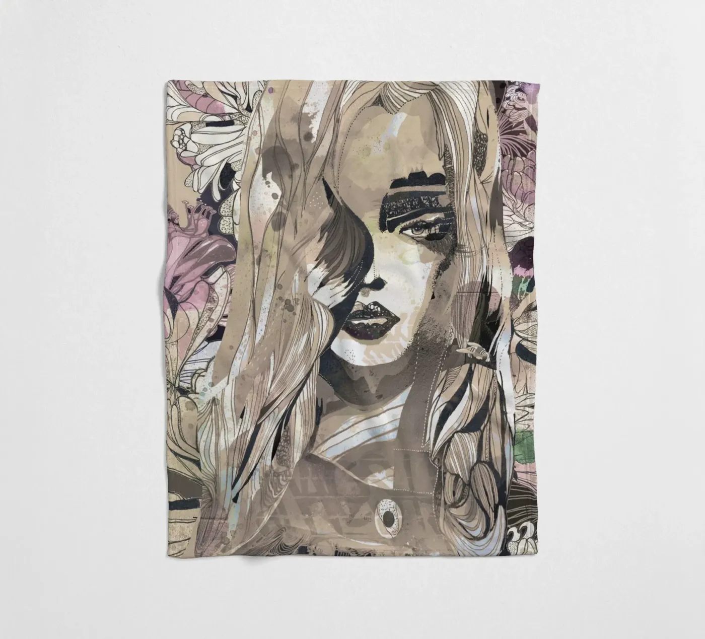 botanisch Fleecedecke von k i m