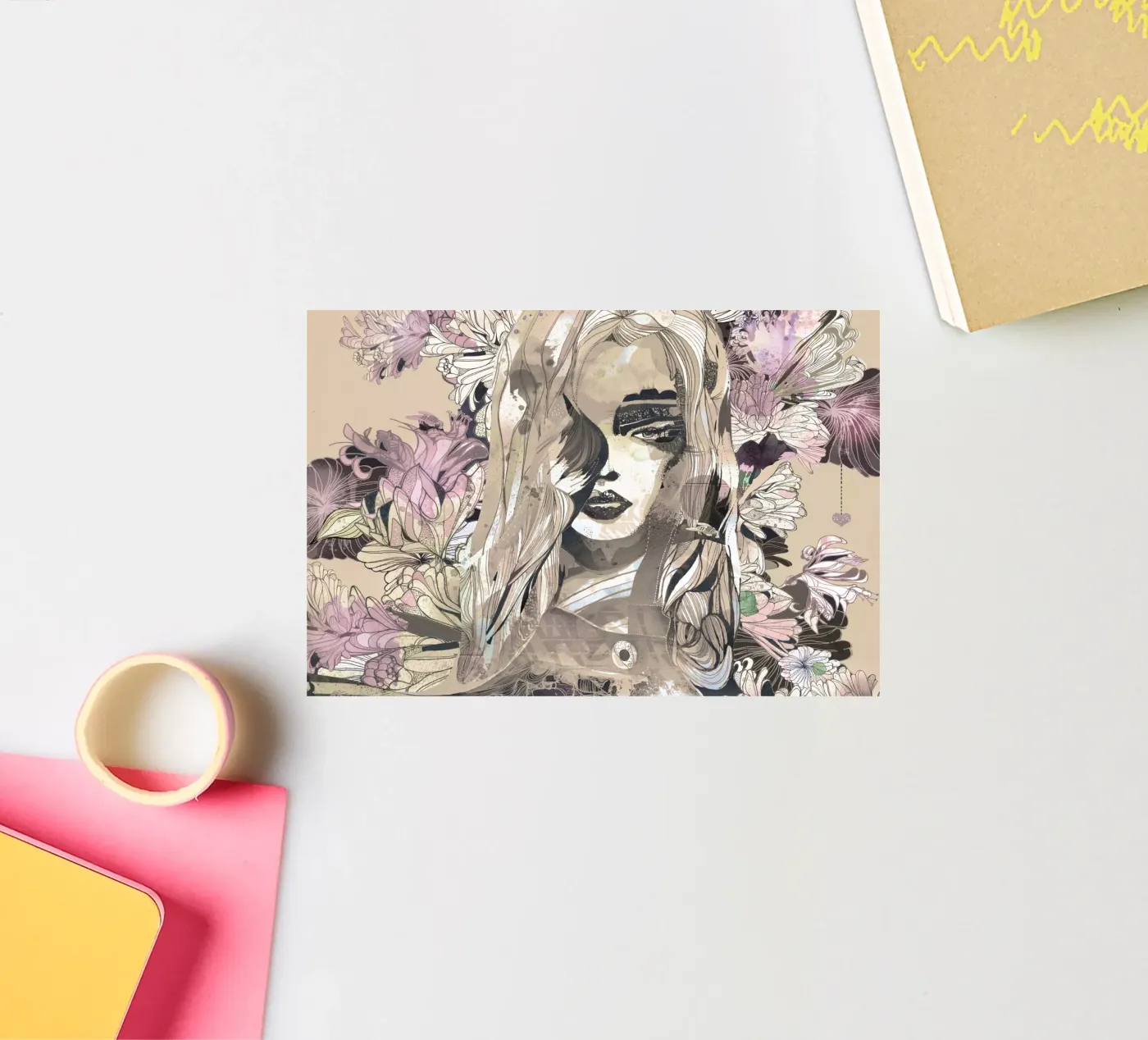 botanisch Sticker von k i m