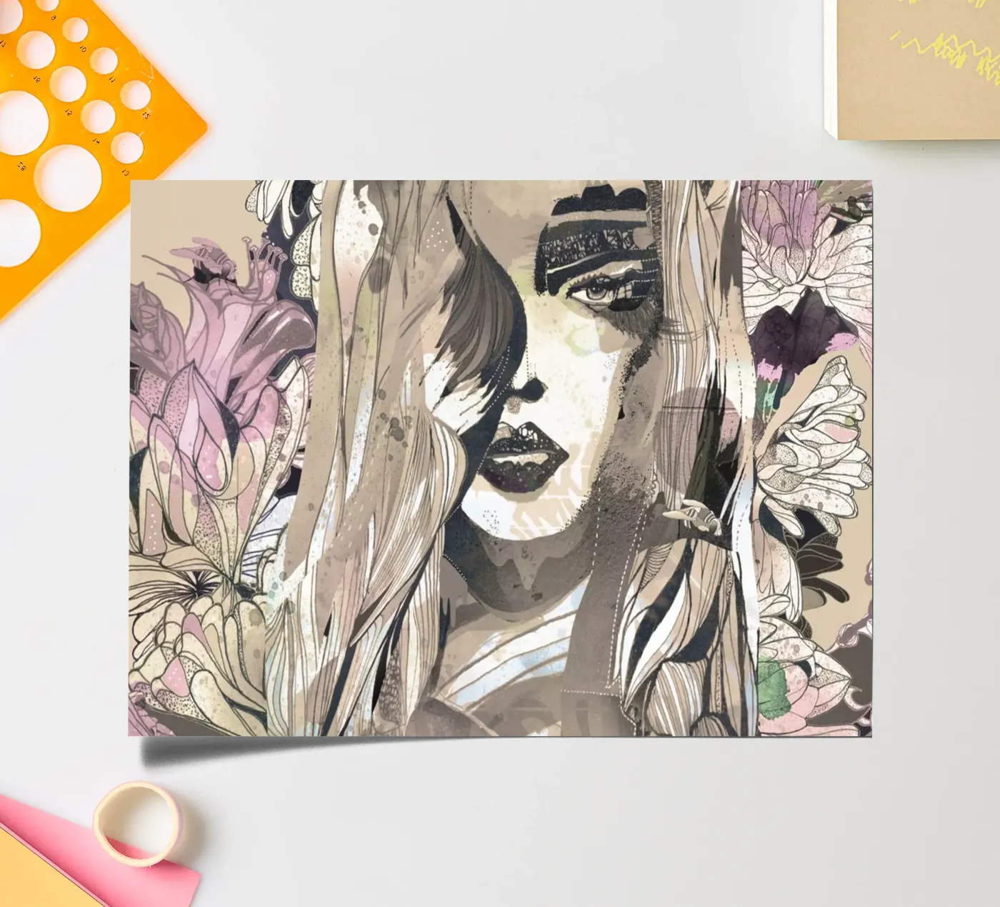 botanique planche autocollant de k i m