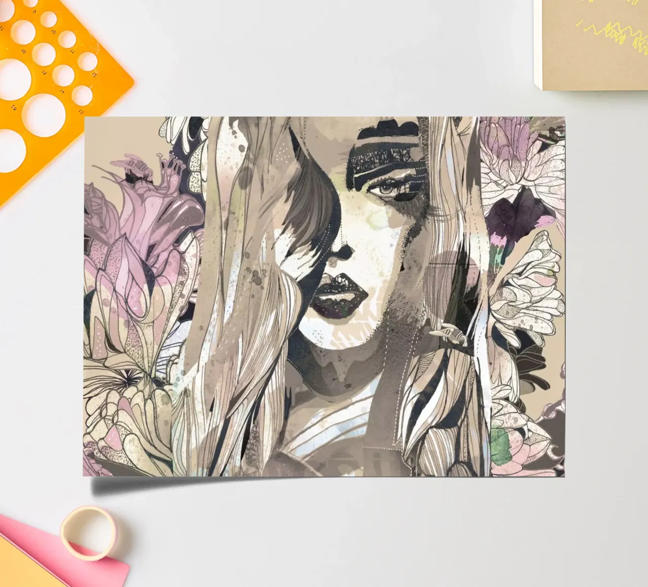 botanic sticker sheet by k i m