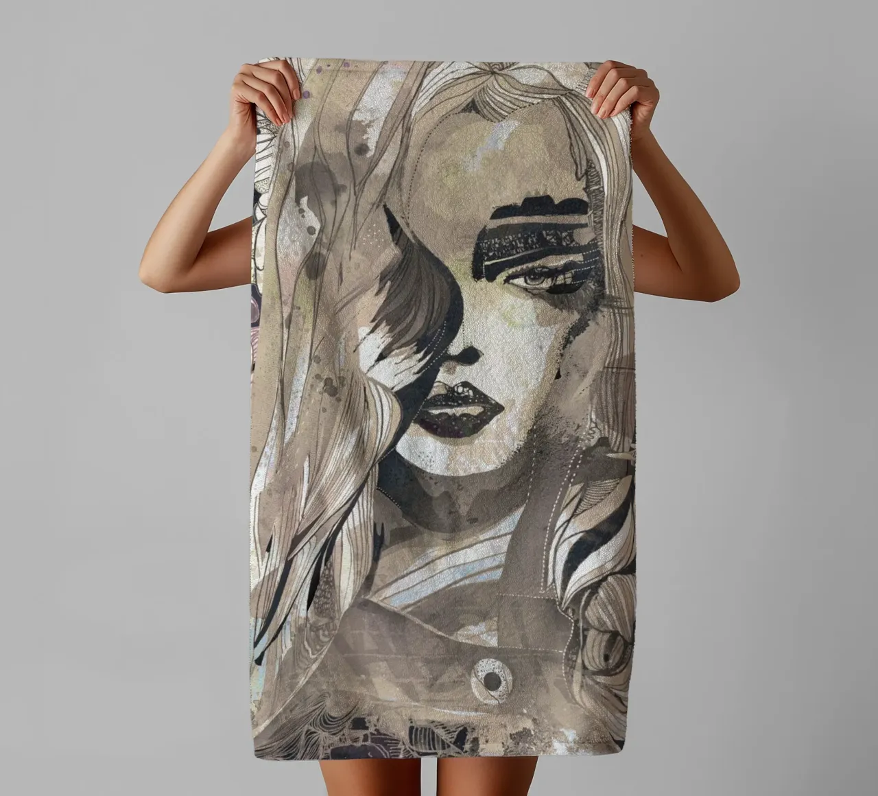 botanic towel by k i m