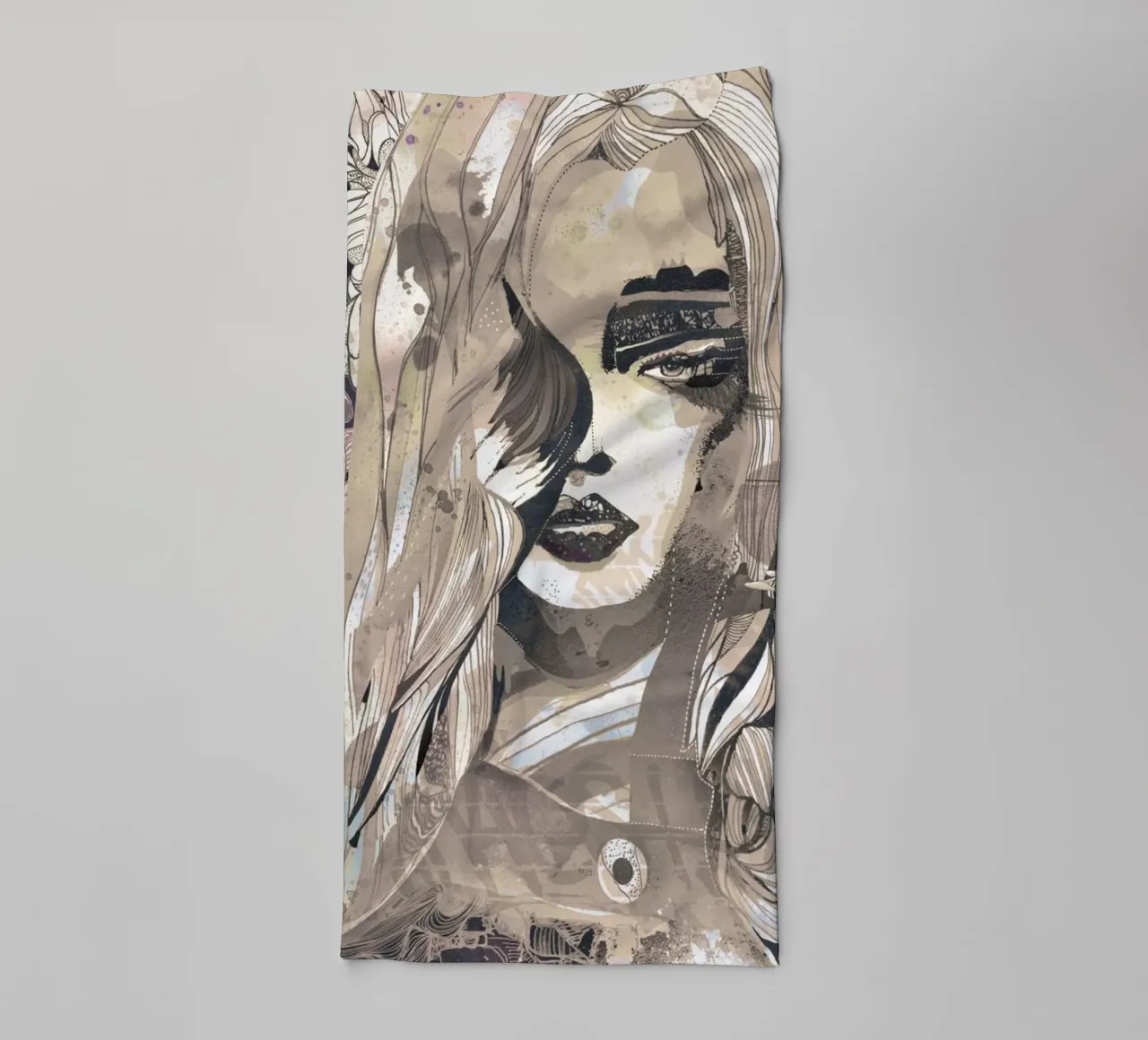 botanic towel by k i m