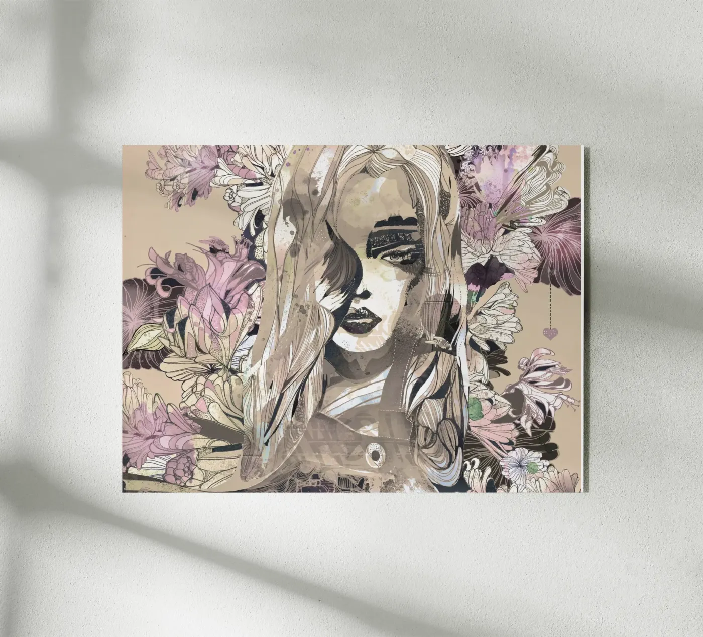 botanic acrylic glass by k i m