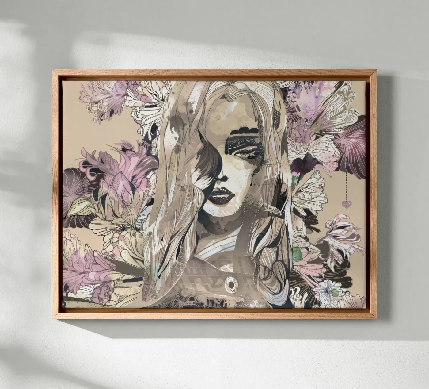 botanisch canvas van k i m