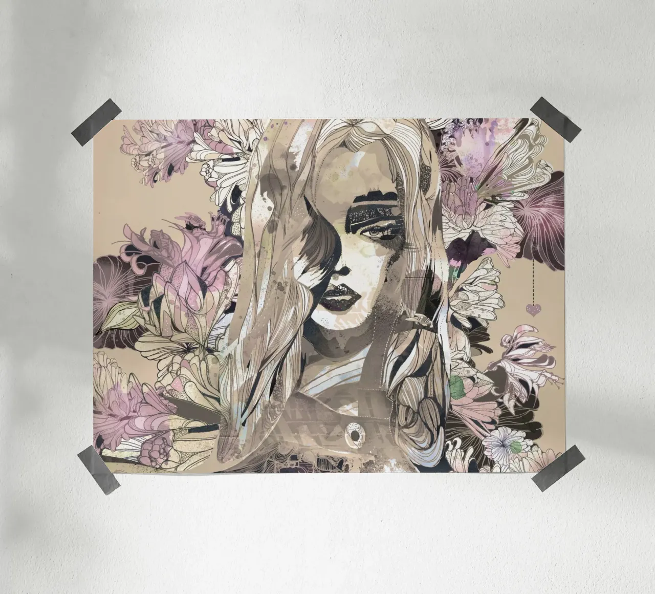 botanisch poster van k i m