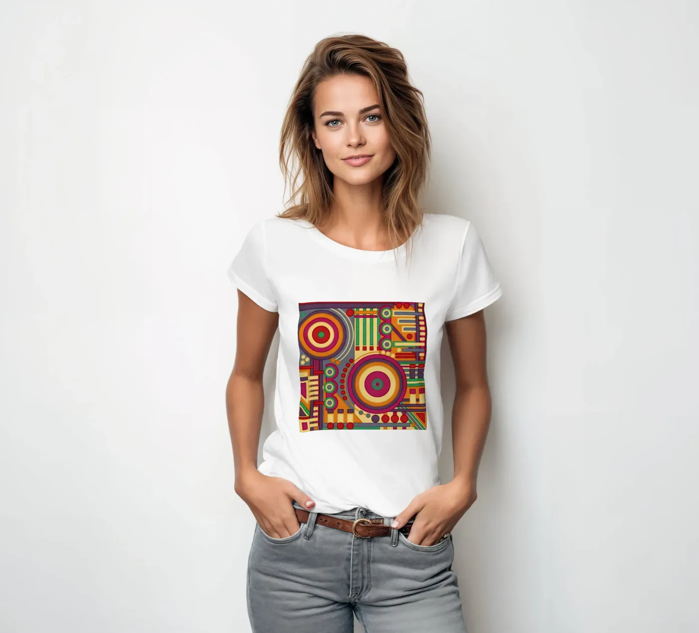 Process dames t-shirt getailleerd van shellybremmer