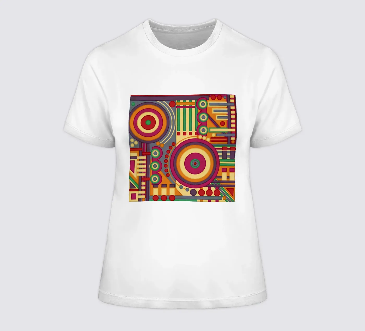 Process dames t-shirt getailleerd van shellybremmer