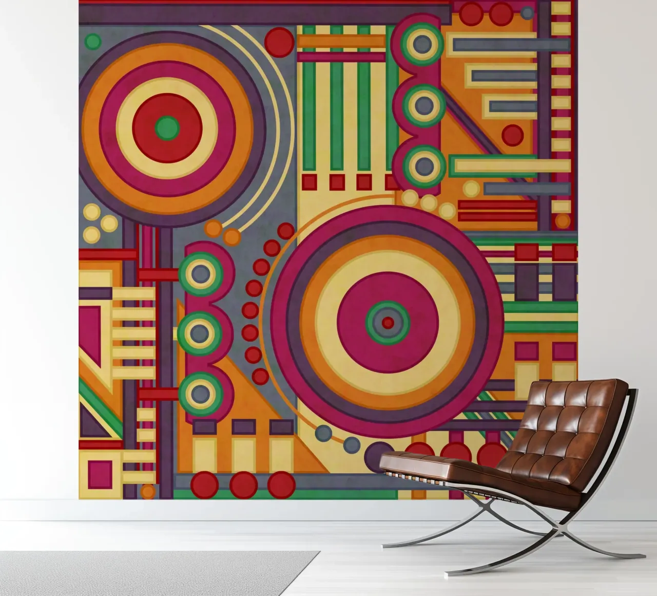 Process fotobehang van shellybremmer